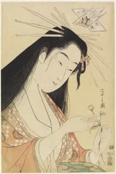 Kurtisane als Komachi, ca. 1796